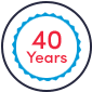 40 Years Icon